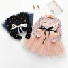 Girls Dress Long Sleeve Round Neck
