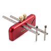 Adjustable DIY Aluminum Alloy Marking Double-head Gauge for Woodworking