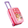 Children Toy Set Trolley Suitcase with Round Pulley Telescopic Rod