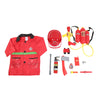 12PCS Fire Chief Role Play Pretend Firemen Caps Clothes Extinguishers Toy