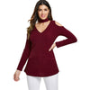 Knit Cut Out Long Sleeve Top