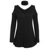 Knit Cut Out Long Sleeve Top