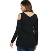 Knit Cut Out Long Sleeve Top