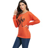 Love Pattern Dropped Shoulder Sweatshirt
