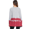 Contrast Color Long Sleeve Cardigan