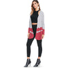 Contrast Color Long Sleeve Cardigan