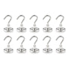 10pcs SNE25L Strong Neodymium Magnet Hook for Indoor Outdoor Hanging