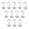 12pcs SNE25L Strong Neodymium Magnet Hook for Indoor Outdoor Hanging