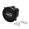 2" Round Battery Indicator Meter Gauge 12/24V 36V 48V 72V for Boat Golf Cart Yamaha Club Cart Forklift.