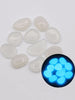 100 Pcs Aquarium Fish Tank Ornaments Luminous Resin Stones