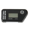 Digital Inductive Motor Hour Meter Waterproof LCD Meter for Motorcycle Dirt Bike Quad ATV Marine Snowmobile PIT BIKE