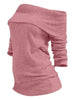 Foldover Off The Shoulder Knitwear