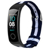 TAMISTER Striped Canvas Replacement Wristband for HUAWEI Honor 5 / 4 Smart Bracelet