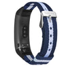 TAMISTER Striped Canvas Replacement Wristband for HUAWEI Honor 5 / 4 Smart Bracelet