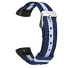 TAMISTER Striped Canvas Replacement Wristband for HUAWEI Honor 5 / 4 Smart Bracelet