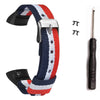 TAMISTER Striped Canvas Replacement Wristband for HUAWEI Honor 5 / 4 Smart Bracelet