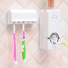 Automatic Toothpaste Dispenser Toothbrush Holder Free Punching Storage Rack