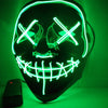 Halloween LED Glowing Mask Fluorescent Mask Scary Mask for Halloween Theme Party Bar Show