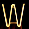 LED Neon Light Sign 26 Letters Shape AA Battery Powered for Home Party Decoration