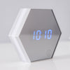 Smart Home Multi-function Mirror USB Bedroom Alarm Clock Night Light