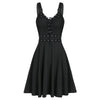 Sweetheart Collar A Line Rings Gothic Dress