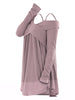 Crisscross Open Shoulder Tunic Sweater