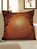 Halloween Moon Night Tree Print Decorative Pillowcase