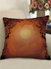 Halloween Moon Night Tree Print Decorative Pillowcase