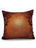 Halloween Moon Night Tree Print Decorative Pillowcase