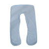 Crystal Velvet U Shape Maternity Sleeping Support Pillow for Side Sleeper Pregnant Women