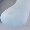 Crystal Velvet U Shape Maternity Sleeping Support Pillow for Side Sleeper Pregnant Women