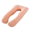 Crystal Velvet U Shape Maternity Sleeping Support Pillow for Side Sleeper Pregnant Women