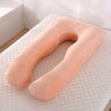 Crystal Velvet U Shape Maternity Sleeping Support Pillow for Side Sleeper Pregnant Women