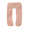 Crystal Velvet U Shape Maternity Sleeping Support Pillow for Side Sleeper Pregnant Women