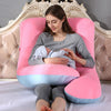 Crystal Velvet U Shape Maternity Sleeping Support Pillow for Side Sleeper Pregnant Women