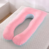 Crystal Velvet U Shape Maternity Sleeping Support Pillow for Side Sleeper Pregnant Women