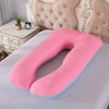 Crystal Velvet U Shape Maternity Sleeping Support Pillow for Side Sleeper Pregnant Women