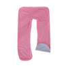Crystal Velvet U Shape Maternity Sleeping Support Pillow for Side Sleeper Pregnant Women