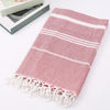 Cotton Large Bath Towel with Tassels Beach Travel Camping Shawl