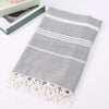 Cotton Large Bath Towel with Tassels Beach Travel Camping Shawl
