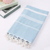 Cotton Large Bath Towel with Tassels Beach Travel Camping Shawl