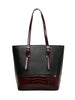 Color Block Textured Design Shoulder Bags Set