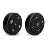 XJ - 3 2PCS Universal Car Steering Wheel Controllers 10-key Control Blue Backlight for DVD Player