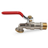 1/2'' Brass Faucet Water Tap for Home Outdoor Garden with Manual Long Handle