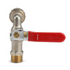 1/2'' Brass Faucet Water Tap for Home Outdoor Garden with Manual Long Handle