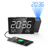 Digital Projector Clock Radio Time Temperature Wake Up Alarm Clock
