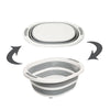Folding Cutting Board Multi-functional Chopping Blocks Drain Washing Basket Dish Tub