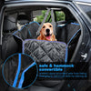 Dog Car Seat Cover Rear Seat Mat with Mesh Viewing Window