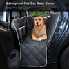 Dog Car Seat Cover Rear Seat Mat with Mesh Viewing Window