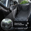 Dog Car Seat Cover Rear Seat Mat with Mesh Viewing Window